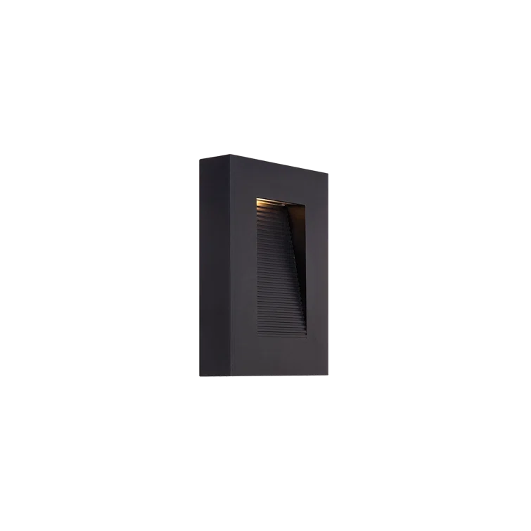 Urban Renewal Simplified Black Aluminum LED Wall Sconce