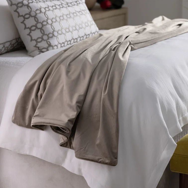 Milo Buff Velvet Plush Throw Blanket 50" x 90"