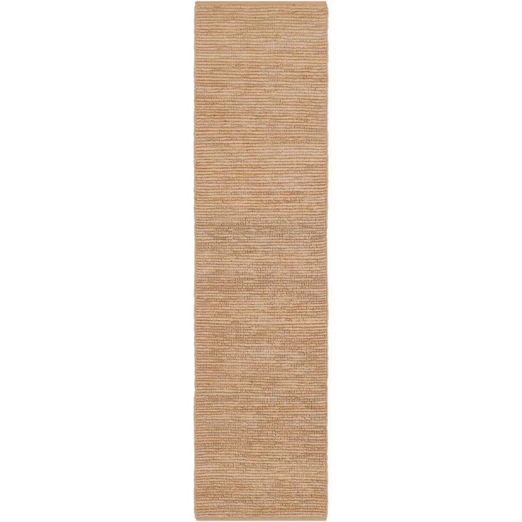 Camel Jute Flatweave Runner Rug 2'6" x 10'