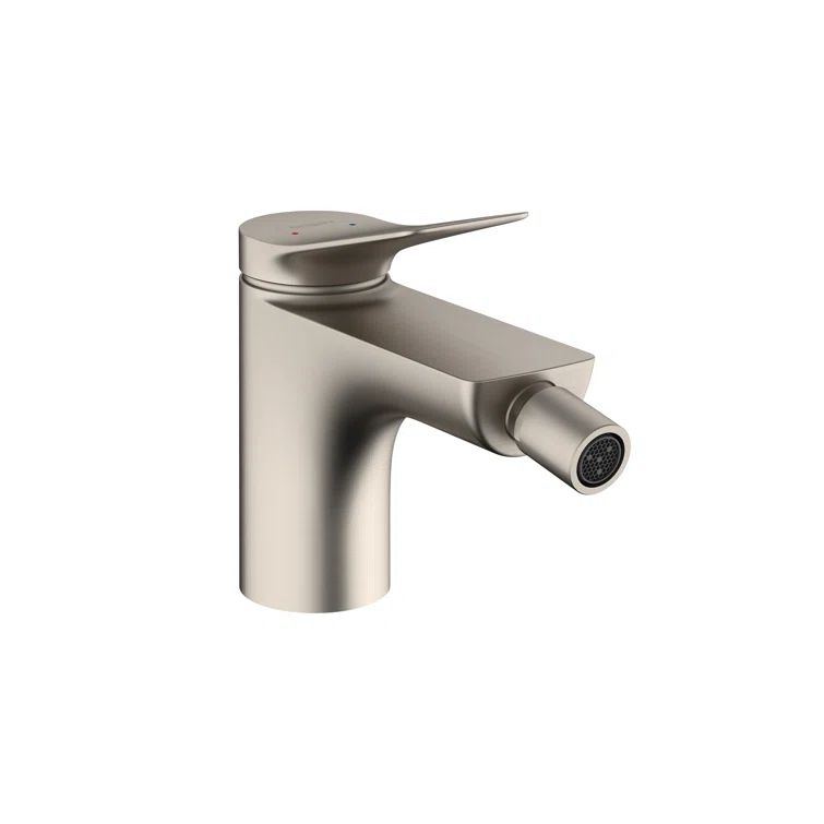 Modern Brushed Nickel Single-Hole Bidet Faucet