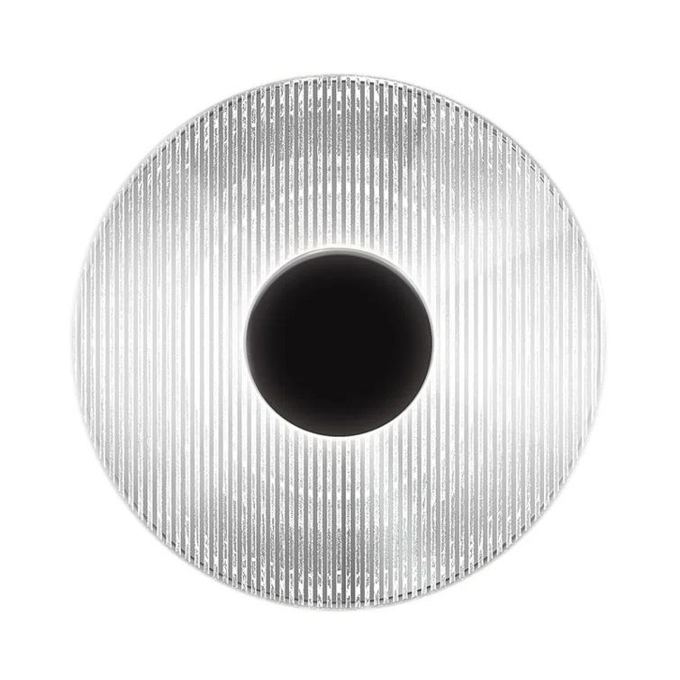 Satin Black 9" Dimmable LED Wall Sconce Direct Wired