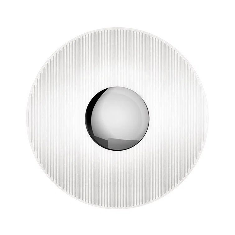 Polished Chrome 9" Dimmable LED Wall Sconce