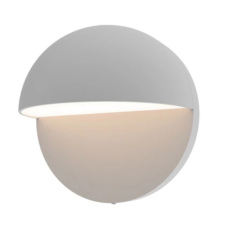 Textured Gray Aluminum LED Wall Sconce