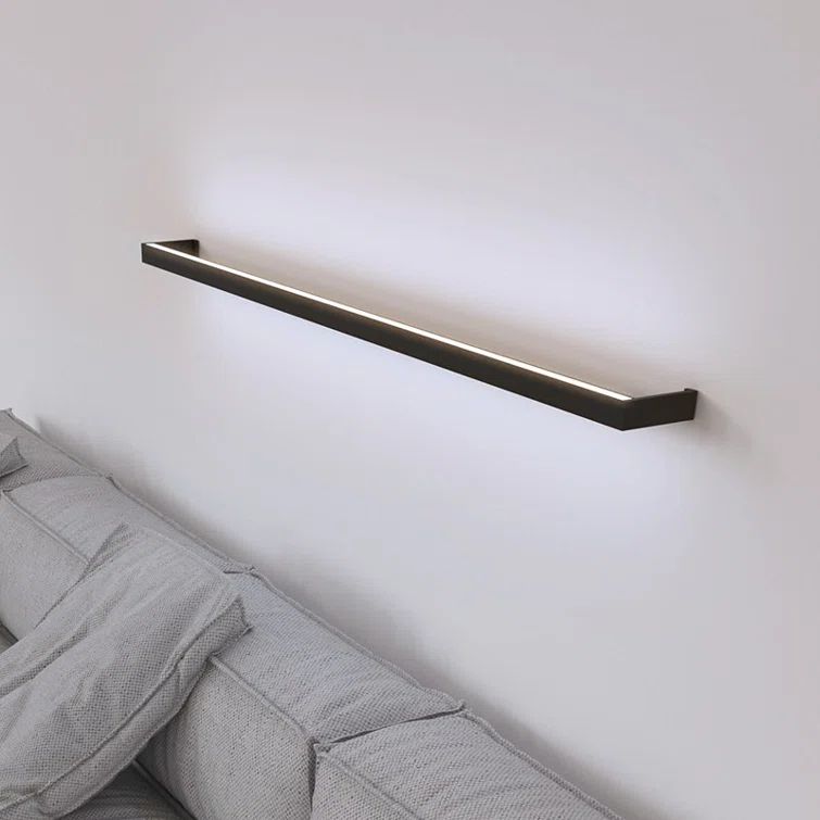 Satin Black 36" Dimmable LED Bath Bar