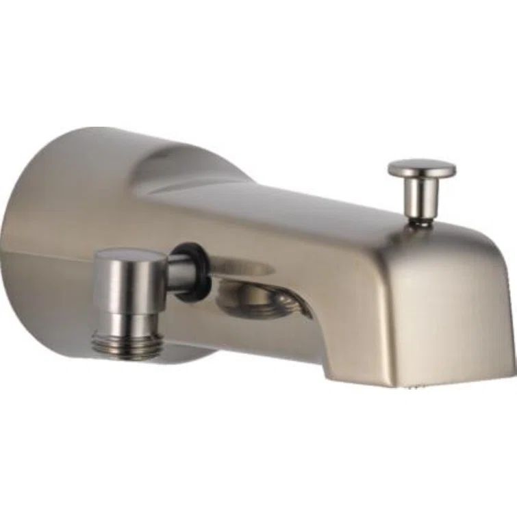 Stainless Steel Wall Mounted Tub Spout with Diverter