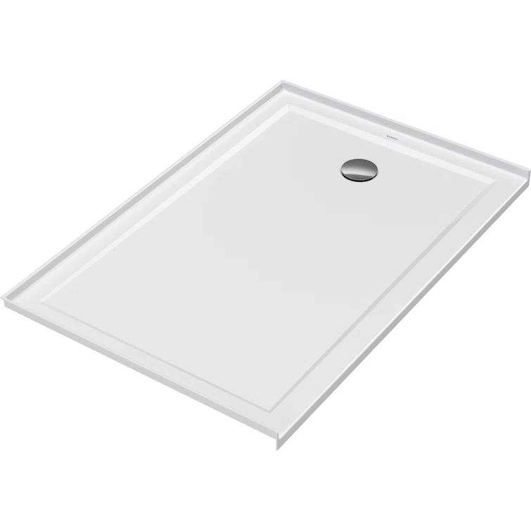Architec 36" x 60" White Acrylic Single Threshold Shower Base