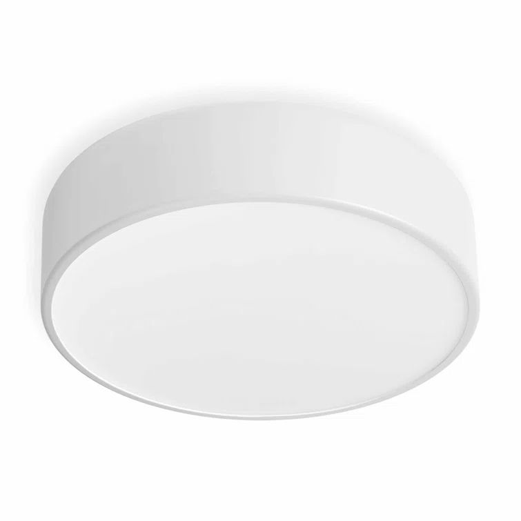 White Dimmable LED Flush Mount Light