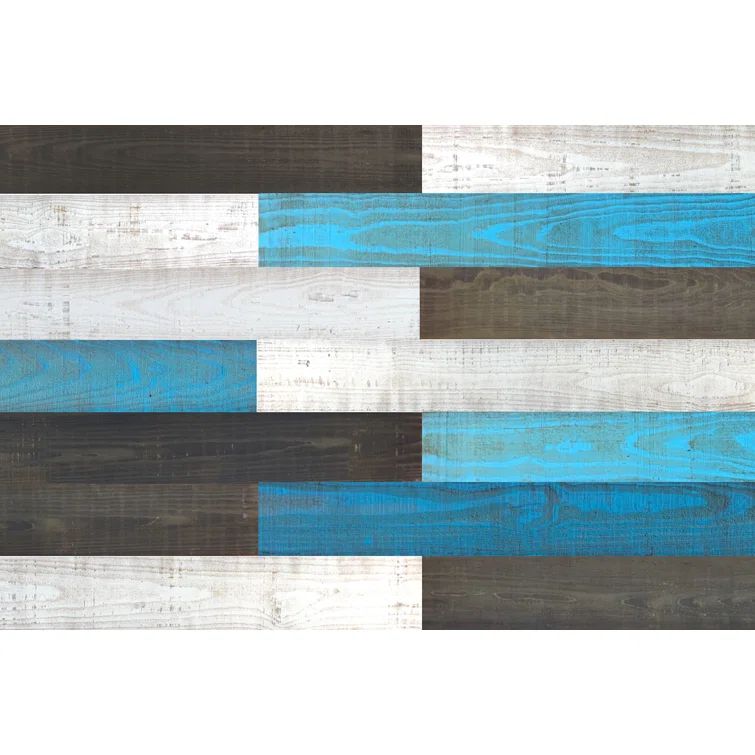48'' Reclaimed Pine Peel & Stick Textured Wall Planks