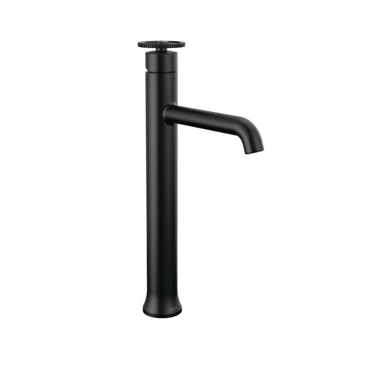 Modern Stainless Steel Single Hole Vessel Faucet, 14-inch