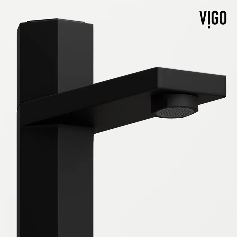 Nova Transitional Matte Black Single-Hole Brass Bathroom Faucet