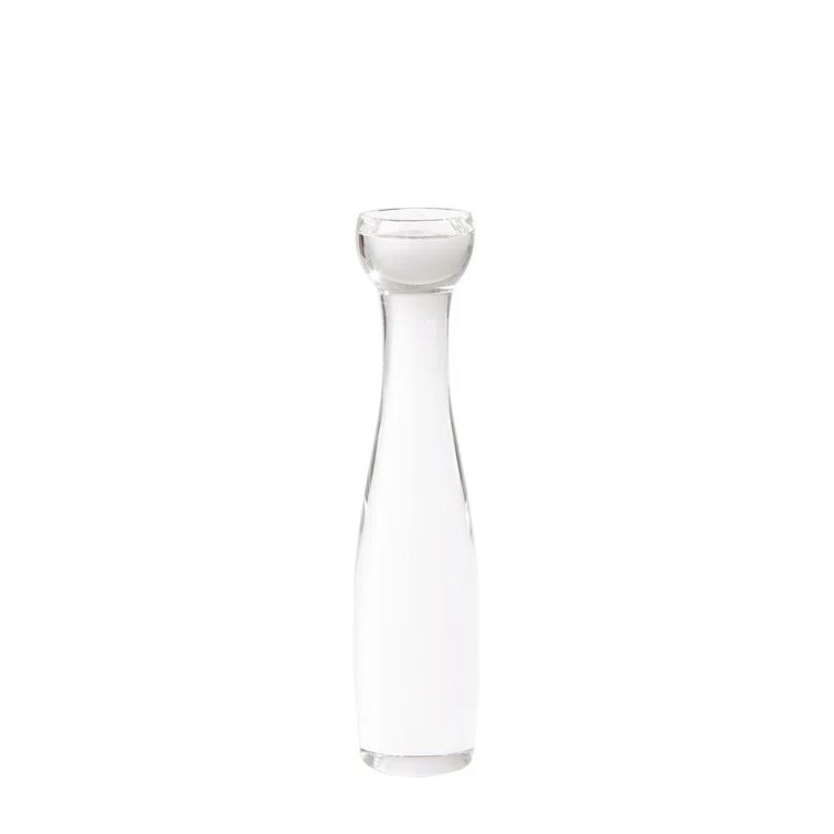 Elegant 18.75" Crystal Tabletop Candlestick for 3" W Pillar