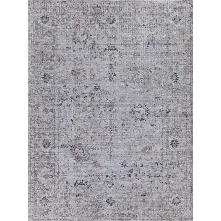Handmade Beige and Brown Wool and Viscose Rectangular Rug 6' x 9'