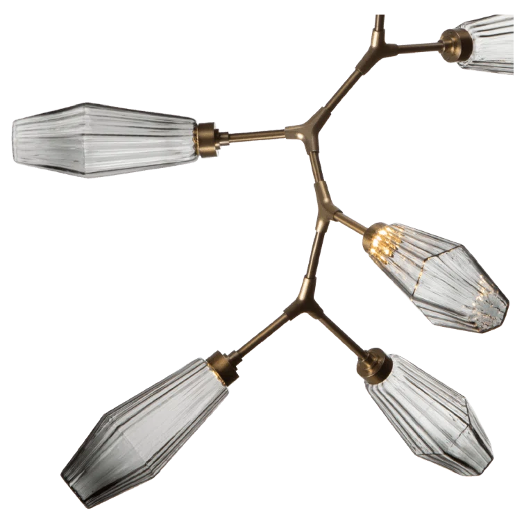 Aalto Modern Vine 38'' Bronze Sputnik LED Chandelier