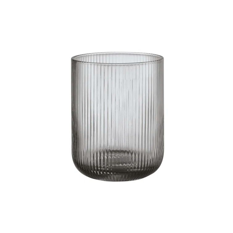 Venetian Smoke Glass Tabletop Hurricane by Blomus Design