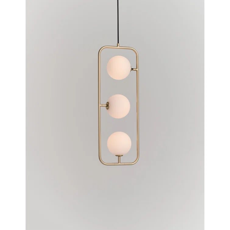 Sircle Moonlight 26.9'' Champagne Gold LED Pendant Light