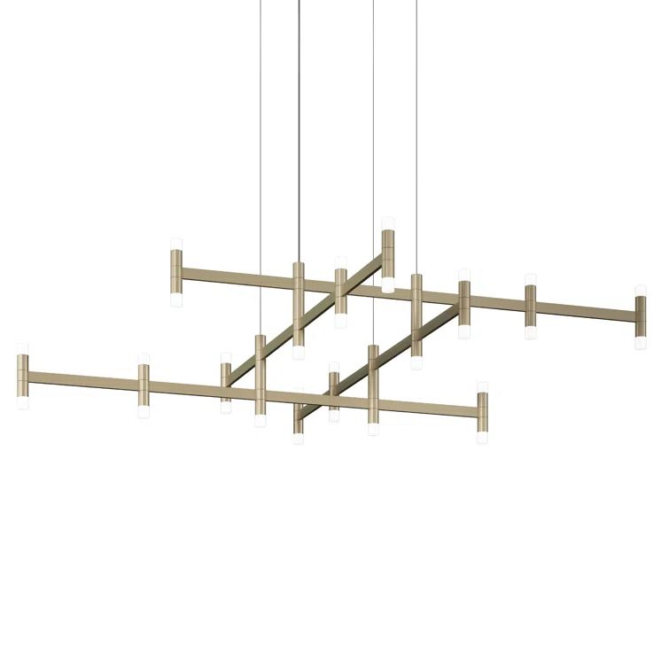Systema Staccato 69'' Brass LED Drum Indoor/Outdoor Pendant