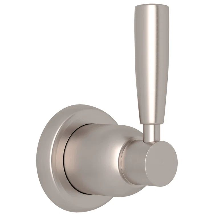 Transitional Holborn Polished Nickel Wall-Mounted Shower Trim