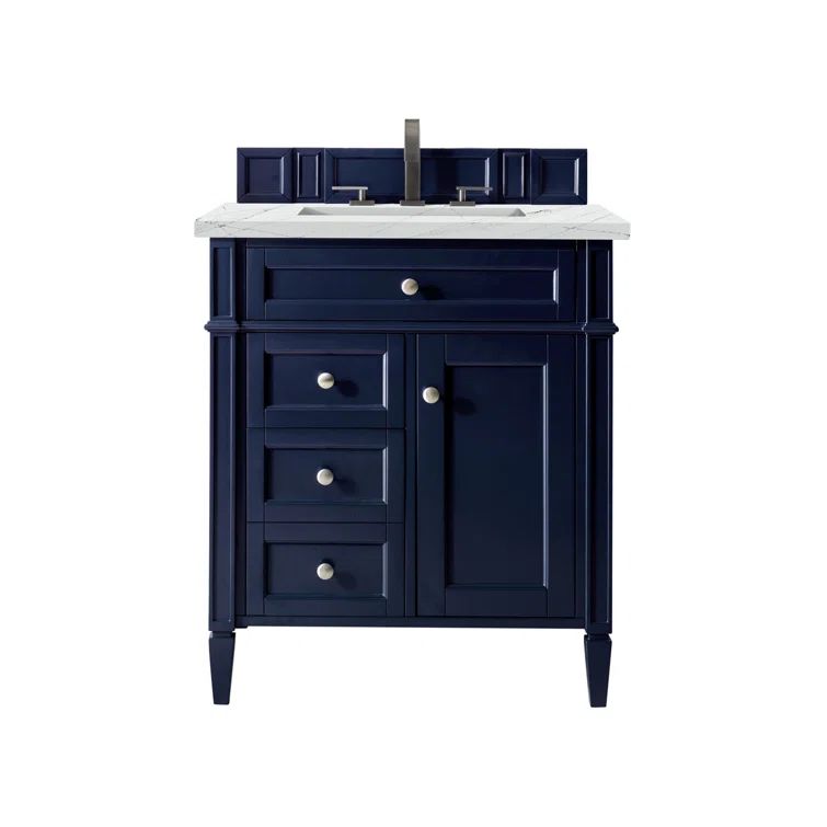 Victory Blue 30'' Freestanding Plywood Single Vanity
