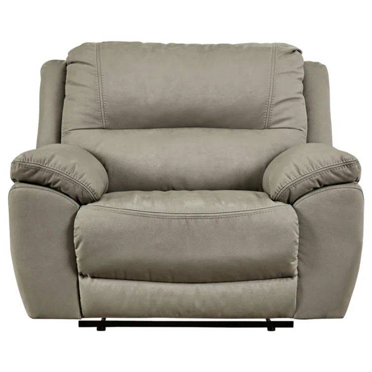Next-Gen Gaucho 53" Gray Faux Leather Power Recliner