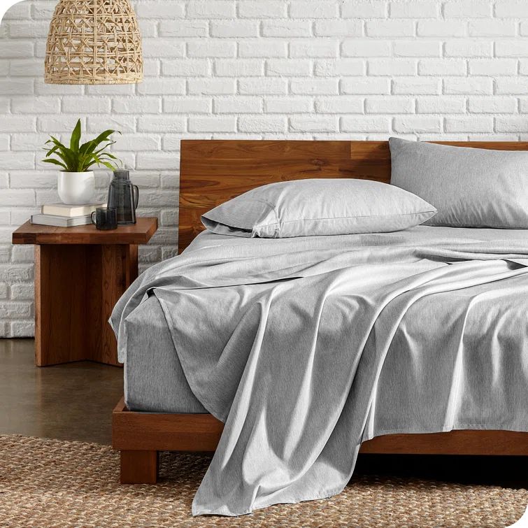 Heather Charcoal King Microfiber Deep Pocket Sheet Set