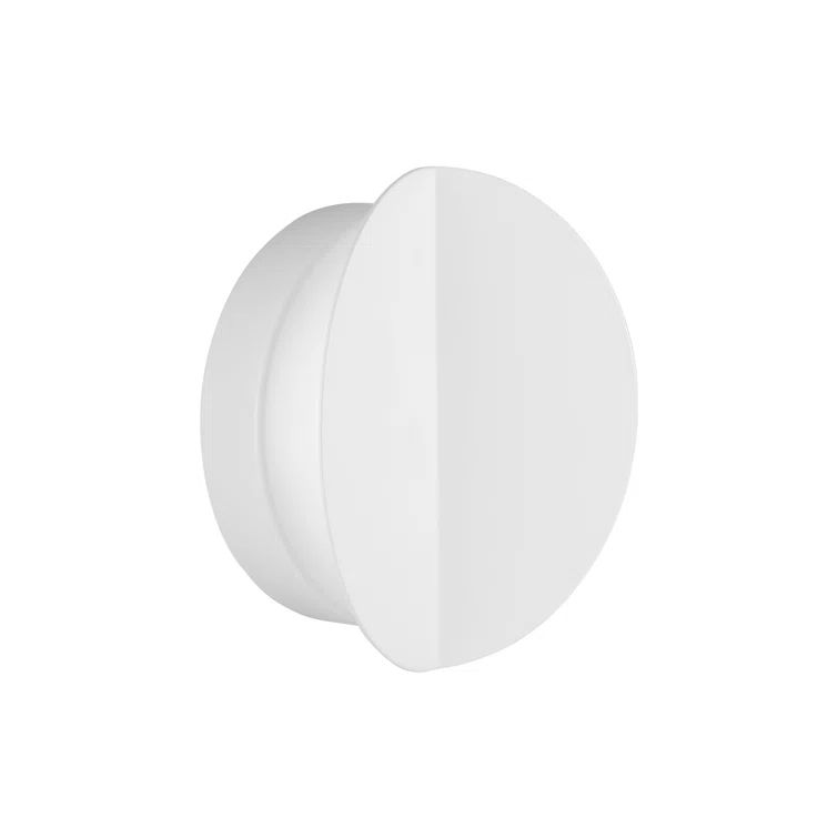 Dottie 7" Matte White LED Flush Mount Sconce