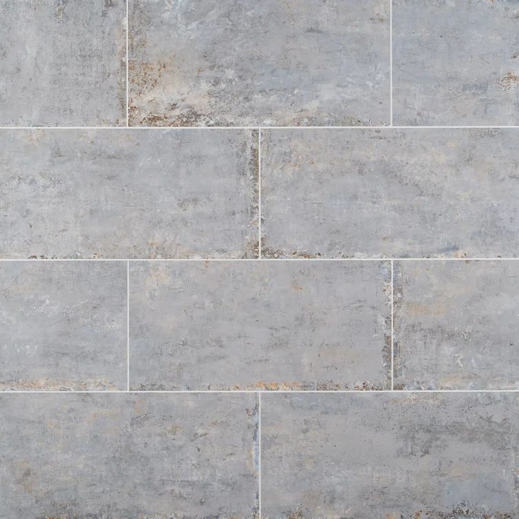 Stonehenge Ocean Blue Matte Porcelain Large Format Floor and Wall Tile