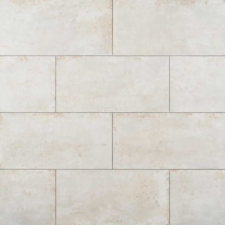 Stonehenge Ivory Matte Porcelain Large Format Floor and Wall Tile