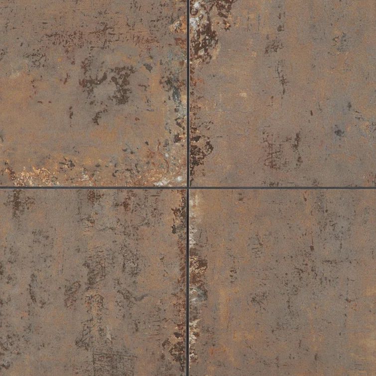 Mantis 24" Matte Brown Porcelain Stone Look Tile