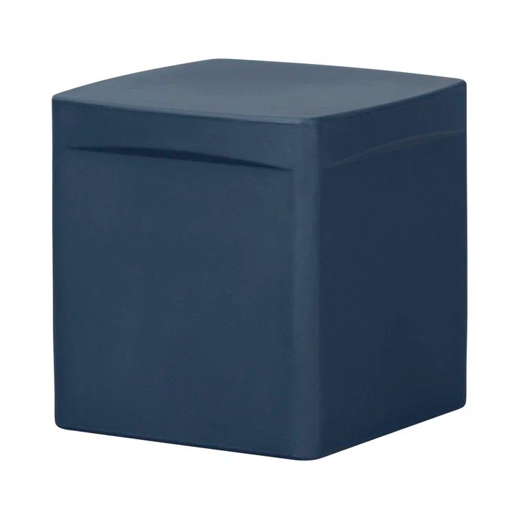 Dalya 16'' Blue Plastic Outdoor Side Table
