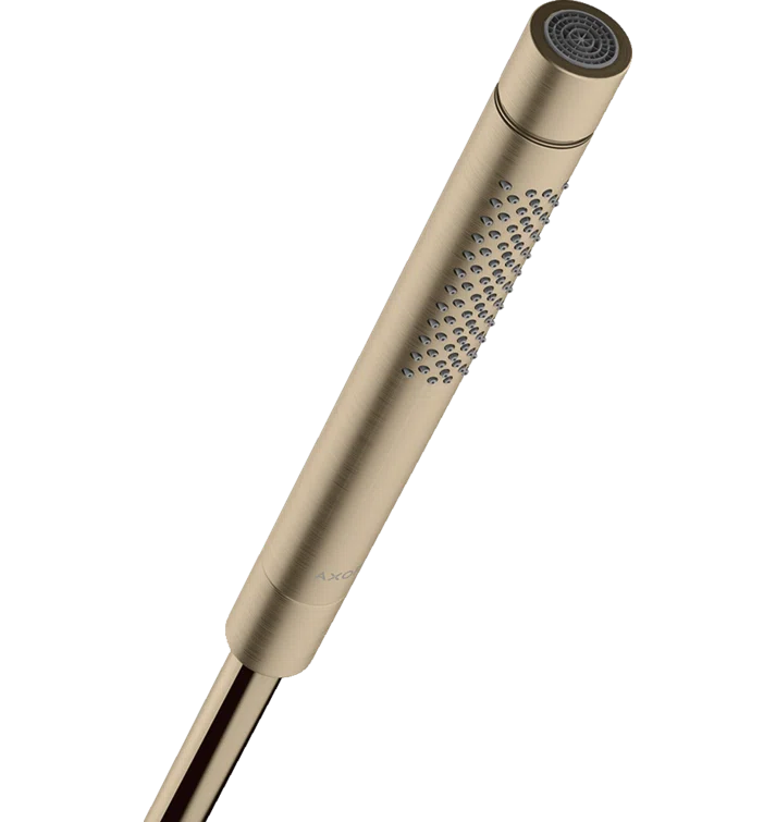 Brushed Nickel Modern Handheld Shower Head with Quick Clean