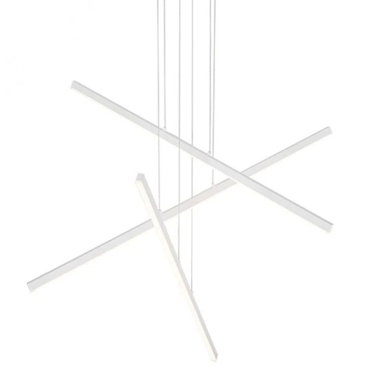 Vega Minor Sleek Aluminum 41'' LED Linear Kitchen Pendant - White