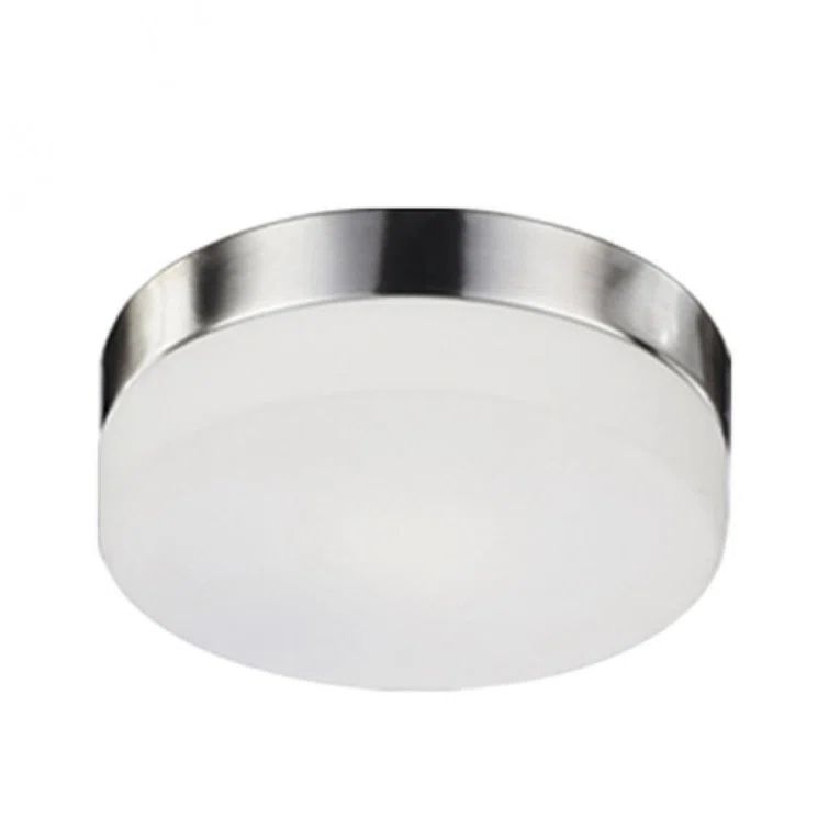 Lomita 11.5'' Brushed Nickel Opal Glass Flush Mount Ceiling Light