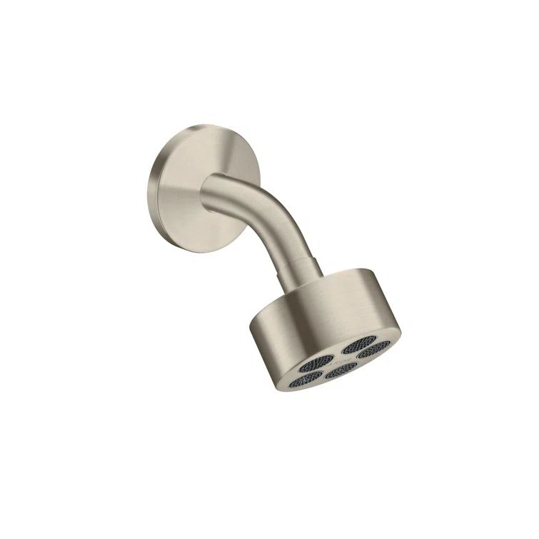 Brushed Nickel Modern Wall Mounted Rain Showerhead