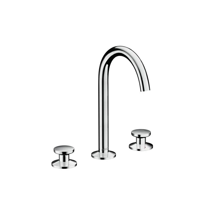 Chrome Brass Transitional Widespread Bathroom Faucet