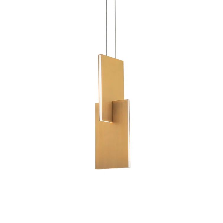 Mini Amari Aged Brass LED Indoor/Outdoor Contemporary Pendant
