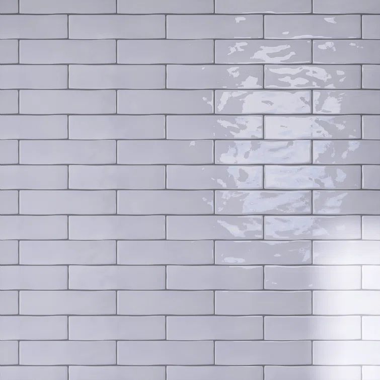 White Glossy Ceramic 3x12 Subway Wall Tile