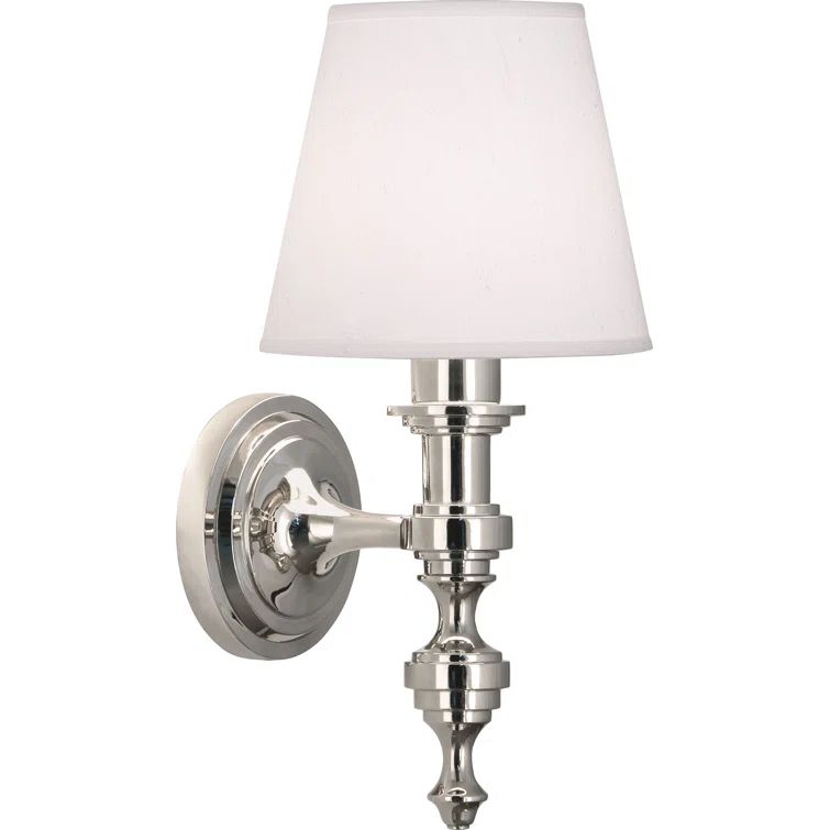 Arthur Compact Nickel 15" Candlestick-Inspired Wall Sconce