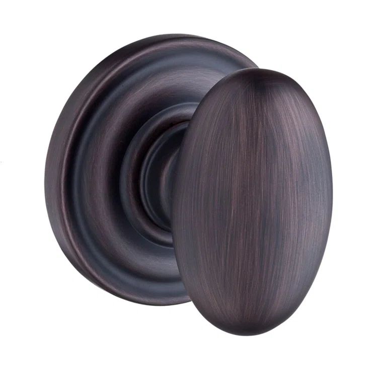 Venetian Bronze Traditional Egg-Shaped Privacy Door Knob
