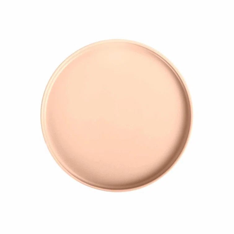 Stella Pastel Orange Porcelain 6-Piece Salad Plate Set