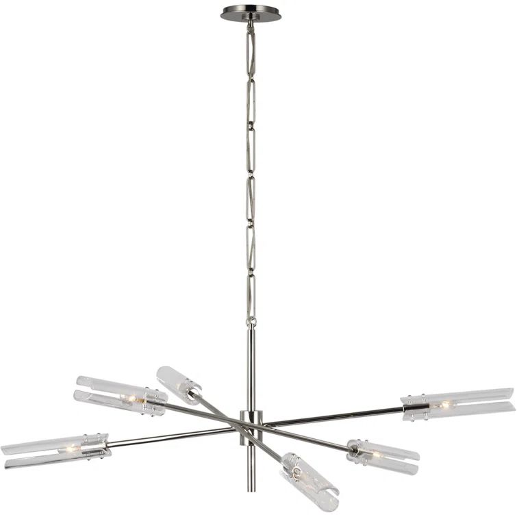 Casoria 6-Light Polished Nickel & Crystal Chandelier