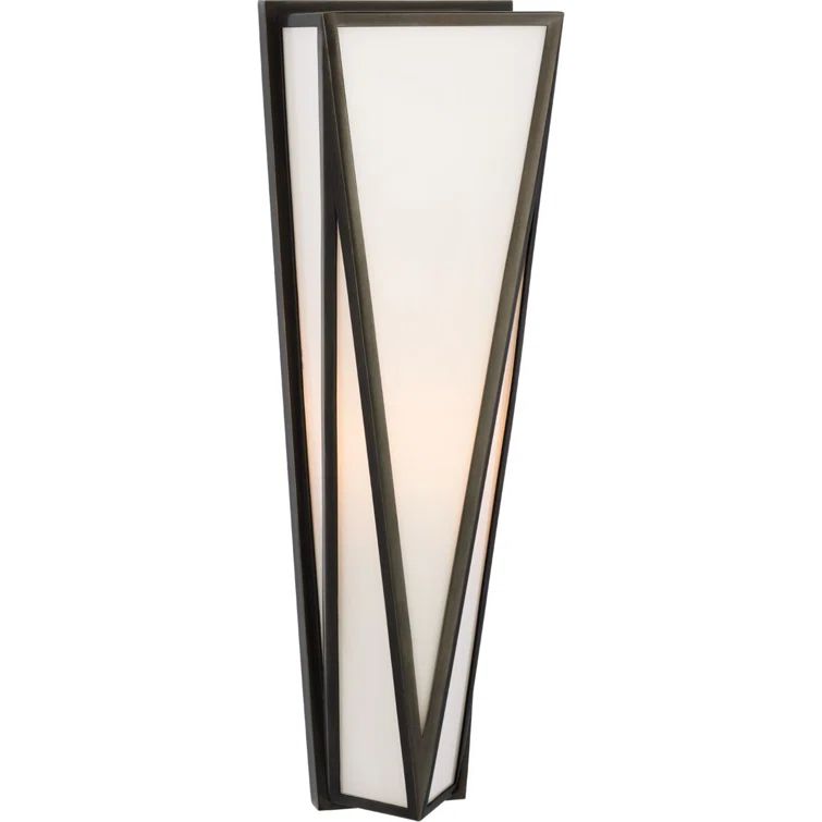 Bronze and Black Dimmable Direct Wired Sconce