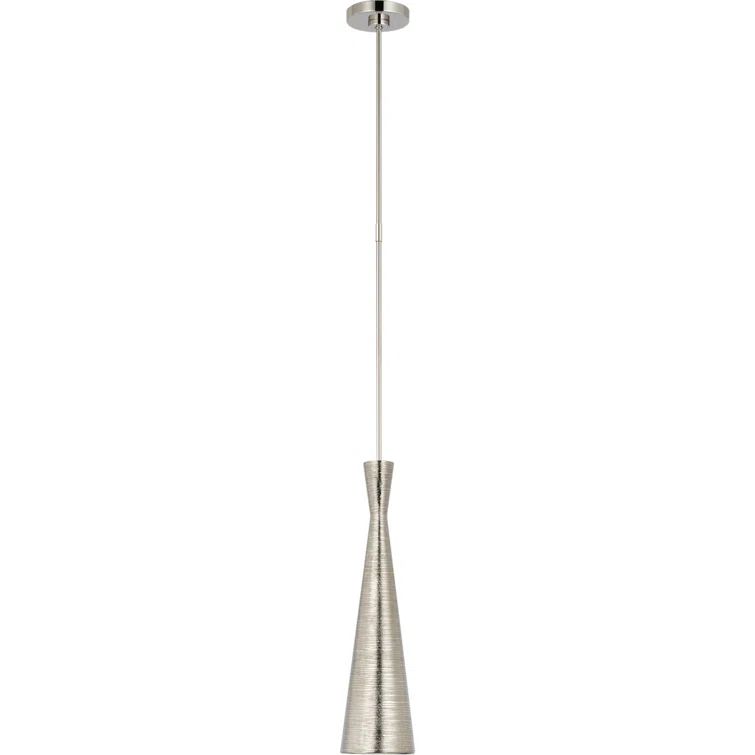 Utopia 20" Polished Nickel Indoor/Outdoor LED Pendant