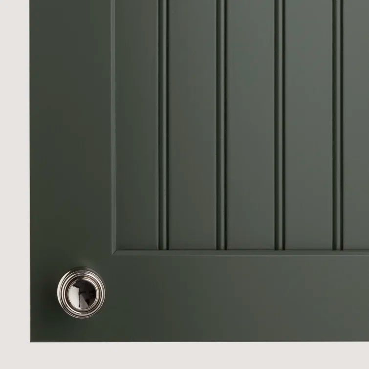 Grayson Polished Nickel Round Cabinet Knob with Mounting Hardware