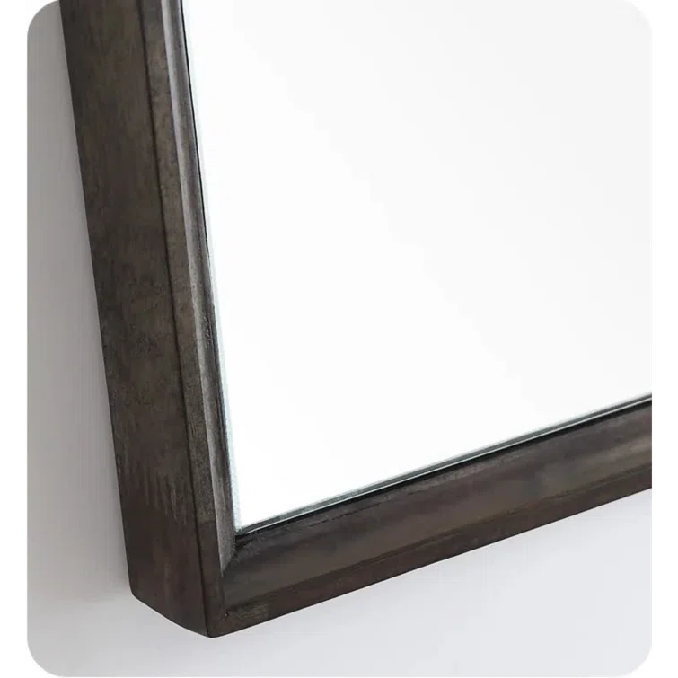 Formosa 32" Rectangular Wood Framed Bathroom Vanity Mirror