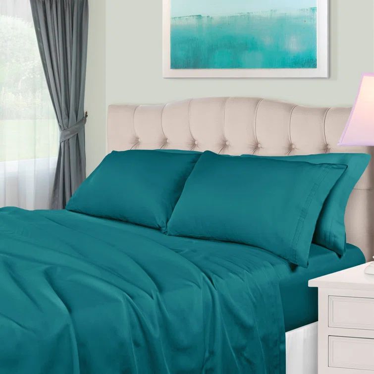 King Caribbean Egyptian Cotton Deep Pocket Sheet Set
