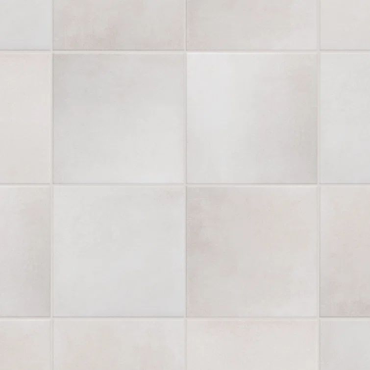 Matter 6" x 6" Beige and Off-White Porcelain Stone Look Tile