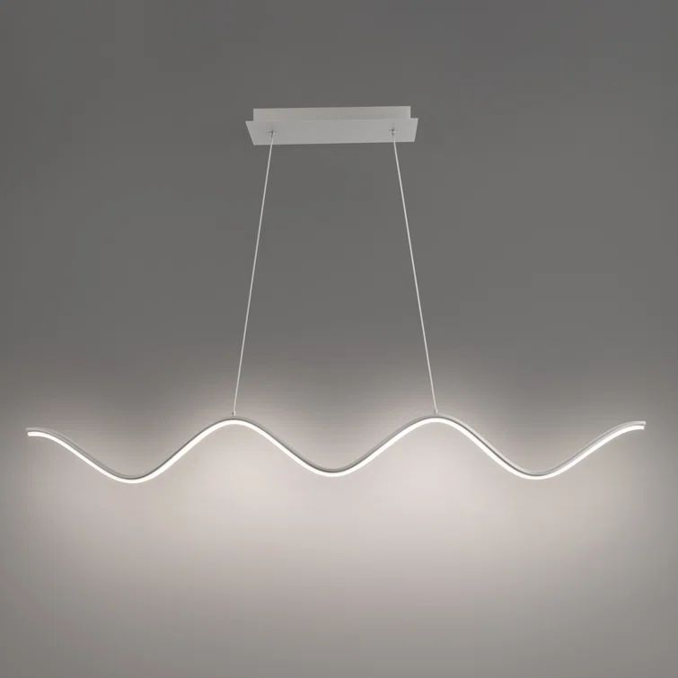 Morae Brushed Nickel LED Indoor/Outdoor Pendant Light