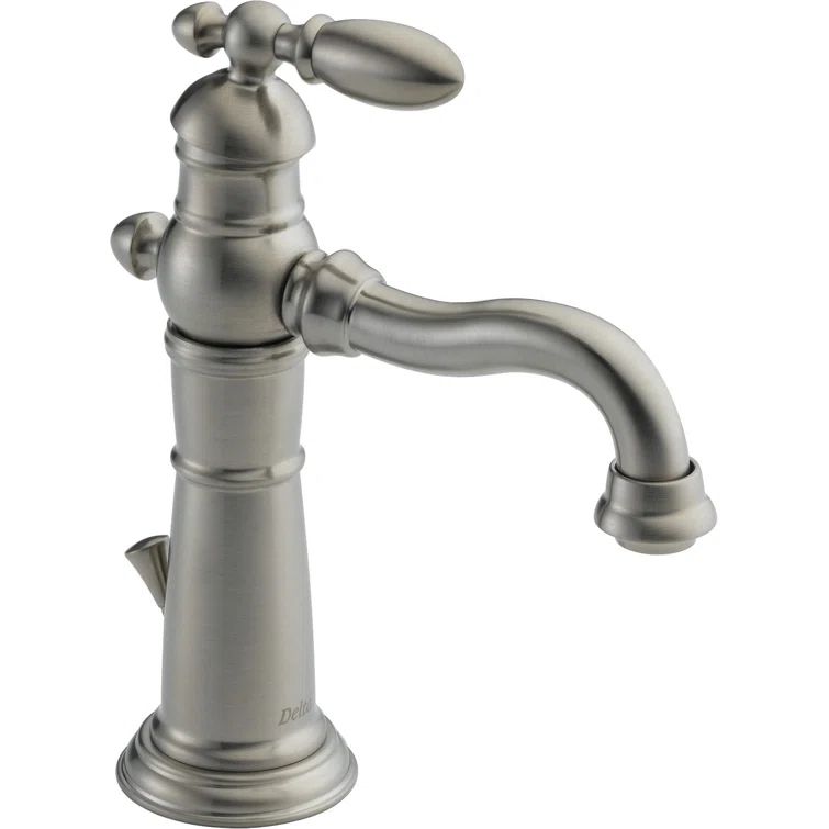 Sleek Modern Stainless Steel Single Hole Bathroom Faucet
