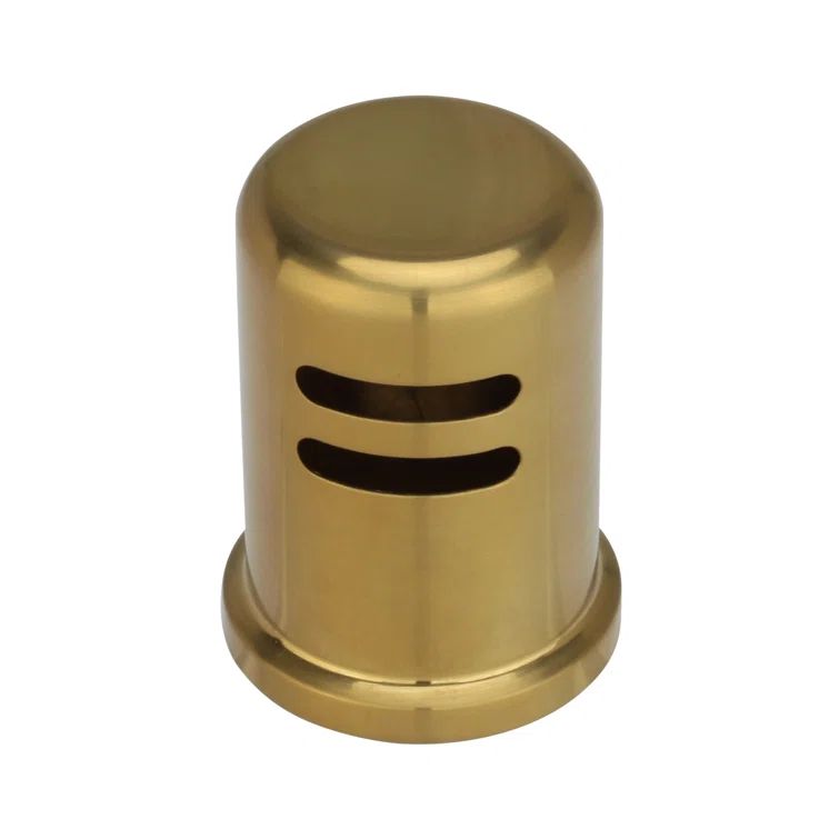 Brushed Gold Brass Kitchen Dishwasher Air Gap Cap