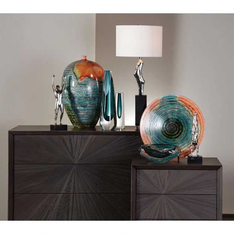 Eucalyptus Burst 3-Drawer Bedside Chest in Luxurious Veneer